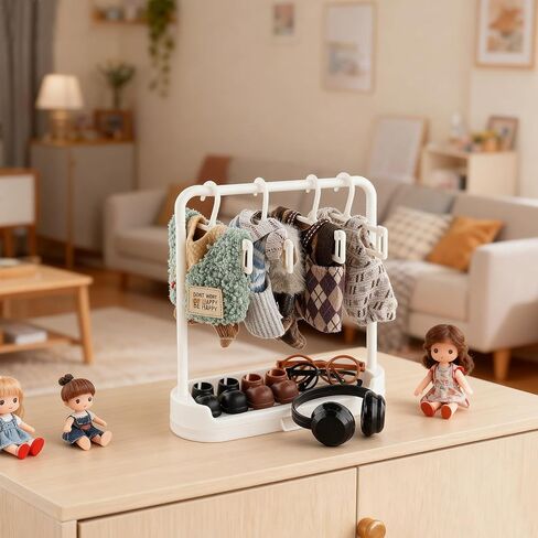 5-Pack Clothes Set for 17cm Labubu Doll Clothes Collection with Accessories Set Christmas Doll Clothes Set Santa Stylish Outfit for Christmas Dressed up in Saudi Arabia