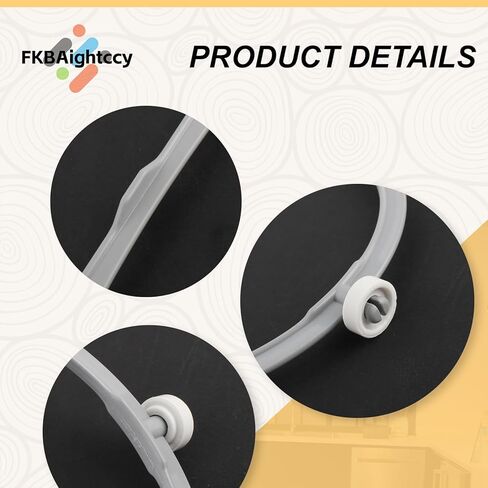 2PCS W11252182 for Whirlpool Microwave Turntable Ring Replacement with Rollers 8206227 Microwave Glass Tray Support Holder for Amana Kenmore Whirlpool Microwave Inner Ring Accessories Parts in Saudi Arabia