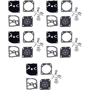 Carburetor Repair Kit Parts RB-100 Gasket Diaphragm Fit for HS45 FS55 FS38 BG45 MM55 4137 C1Q(5 Sets) in Kuwait