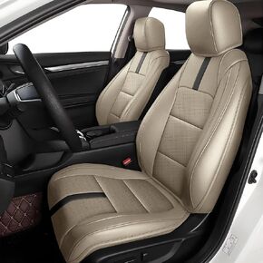 AOMSAZTO Car Seat Covers Full Set Faux Leather Custom Fit for 2020 2021 2022 2023 2024 Toyota Highlander 8 Passenger 3 Row Seat Protector Compatible Airbag Black (2020-2024 W/Second Row 40/60 Split) in Kuwait