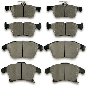 Front Rear Ceramic Brake Pads Sets D1611 D1612 Fit For Ford For Explorer/For Flex/For Police Interceptor Sedan/For Special Service Police Sedan/For Taurus,For Lincoln MKS/MKT in Saudi Arabia