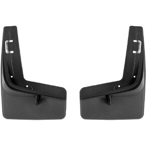 Weathertech Custom No Drill Splash Guard MudFlaps for Ford F-150 Lightning, Front Pair (110164), Black in Kuwait
