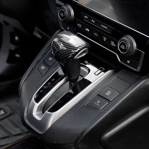 for Honda 2017-2022 CRV Accessories Gear Shift Knob Cover Trim Protector Cap (Peach Wood) in Saudi Arabia