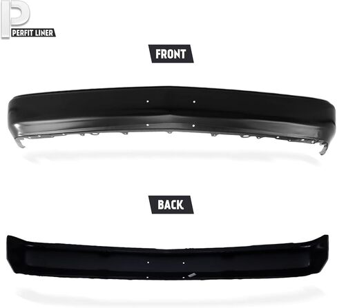 Perfit Liner New Black Steel Front Bumper Face Bar Compatible for Chevy C1500 C2500 C3500 K1500 K2500 K3500 Tahoe Blazer Suburban Cadillac 1988-2000 Pickup Truck GM1002168 15607509 in Saudi Arabia