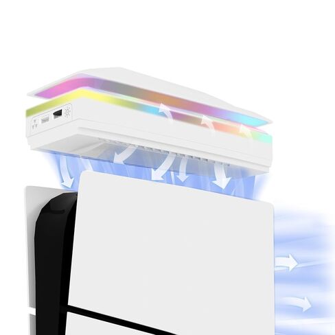 JDGPOKOO 6 in 1 Accessories Bundle for PlayStation Portal, Carrying Case with Silicone Protective Case Cover for Ps Portal, 2 Pack HD Screen Protector and Thumb Grip Caps for Ps5 Portal Accessories in Kuwait