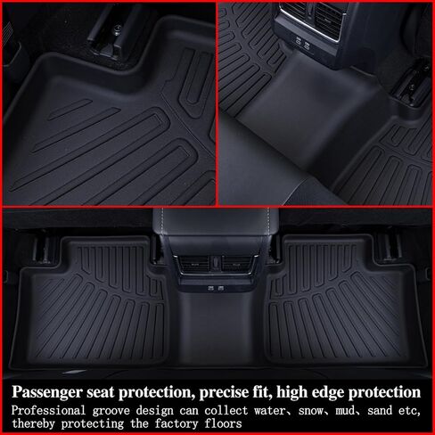 سجادات أرضية لسيارة شيفروليه كولورادو/جي إم سي كانيون 2023-2026، بطانة أرضية مناسبة لجميع الأحوال الجوية لملحقات تشيفي كولورادو/كانيون in Kuwait