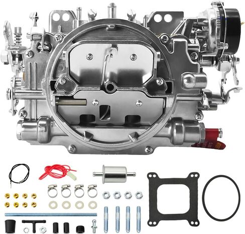 1913 800 CFM Carburetor 4-Barrel Fuel System Replacement for Thunder Series AVS2 Square Flange Carburetor Compatible with Nissan 200SX/D21/Stanza/Pathfinder/Van/Maxima in Saudi Arabia