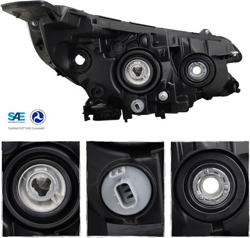 AKKON - Fit 2015-2016 Honda CRV Halogen Type w/LED DRL Models OE Style Headlight Headlamp Assembly Set in Saudi Arabia