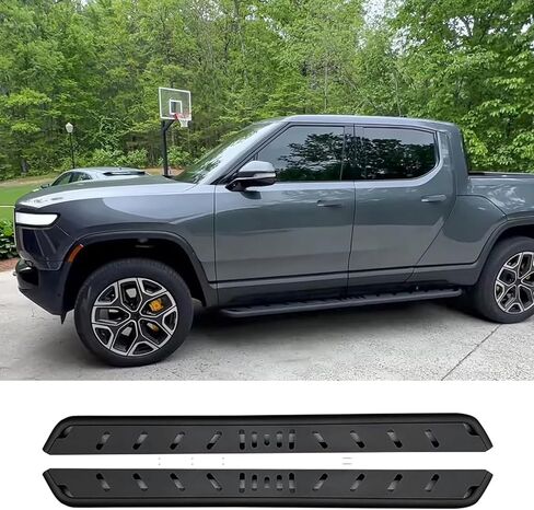 2Pcs Running Boards Intended for R1T Side Steps Nerf Bars Pedals Compatible with R1T 2022 2023 2024 Accessories in Saudi Arabia