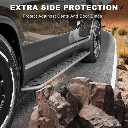 2Pcs Running Boards Intended for R1T Side Steps Nerf Bars Pedals Compatible with R1T 2022 2023 2024 Accessories in Saudi Arabia