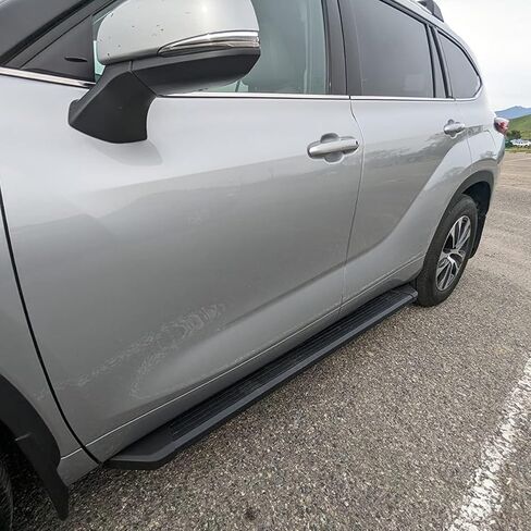 Black Foot Step Bars for 2020-2025 Toyota Highlander XU70 Running Boards Side Steps Nerf Bar Pedal Accessories in Saudi Arabia