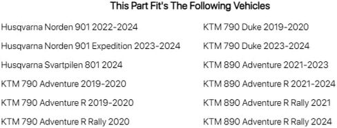 غطاء خزان الفرامل الأمامية المؤكسد من TUSK باللون البرتقالي لـ KTM 890 Adventure R 2021-2024 in Saudi Arabia