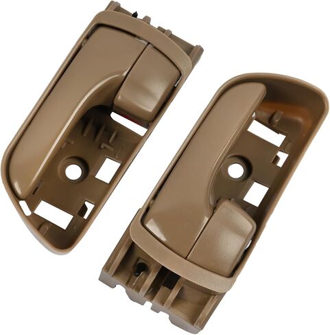مقابض الأبواب الداخلية اليسرى واليمنى متوافقة مع Toyota Sienna 2004 2005 2006 2007 2008 2009 2010 استبدال 69206-AE010 69205-AE010 69206-AE010-B1 مقبض داخلي 2 قطعة in Saudi Arabia