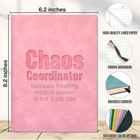 Inspirational Journal Notebook Chaos Coordinator Notebook Because Freaking Miracle Worker Is Not a Job Title Journal Funny Office Gift for Coworker Boss-Dark Green in Saudi Arabia