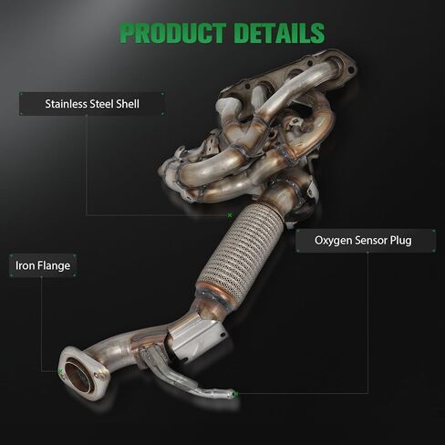 SCITOO 41310 Front Exhaust Manifold Catalytic Converter Fit For Mazda For CX-5 2013-2015,2.0L,EPA Compliant in Saudi Arabia