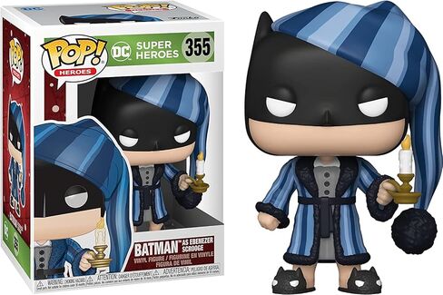 POP DC Heroes: Holiday - Batman as Ebenezer Scrooge Funko Pop! Vinyl Figure (Bundled with Compatible Pop Box Protector Case), Multicolored, 3.75 inches in Saudi Arabia