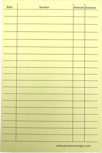 Gray Dog Grooming Client Cards 4X6 (100 Pack, 4 X 6 Inches) Client Information Clip Cards for Pet Groomer, Kennels, and Veterinarians in Saudi Arabia
