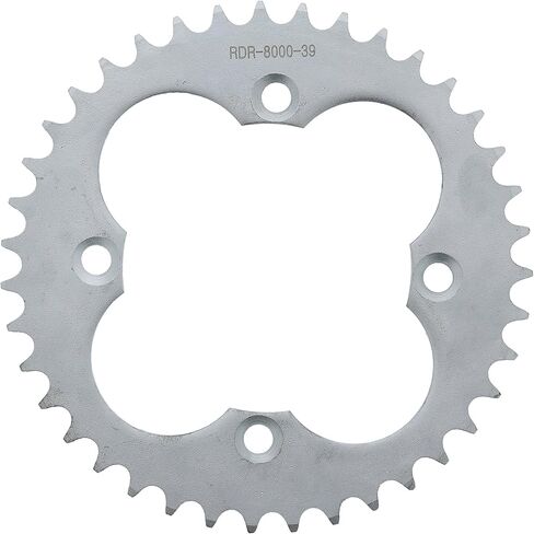 Race Driven 39 Tooth Rear Silver Sprocket 520 Pitch for Honda TRX 250 250X 250R 300 300EX 400 400EX 400X 450 450R in Saudi Arabia