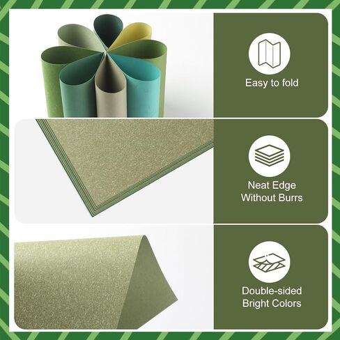 16 Sheets Green Spring Scrapbook Paper Pad - 6x8.2in Textured Cardstock, Vintage Decorative Patterned for Scrapbooking, Journaling, DIY Crafts, Scrap Book Paper Sheets, Junk Journals Decoration in Saudi Arabia