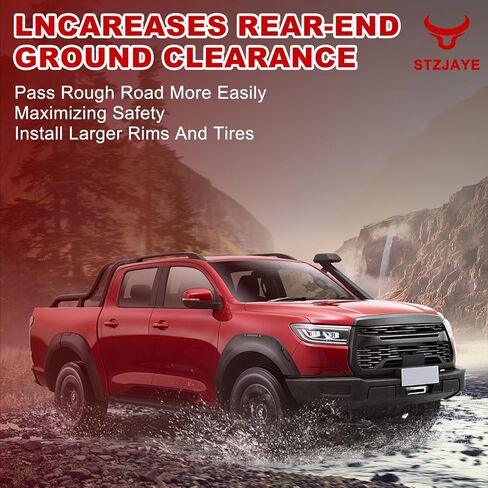 3" Rear Leveling Lift Kit Compatible with Ram 1500 2009-2025 | Tahoe Suburban Yukon 2000-2020 | Avalanche 1500 2002-2013 | 2WD/4WD Models | Aircraft-Grade Aluminum | 09DG-3R in Saudi Arabia