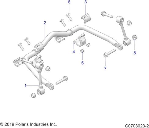 Polaris RZR Sway Bar Bushing, 27 mm, Genuine OEM Part 5456363, Qty 1 in Saudi Arabia