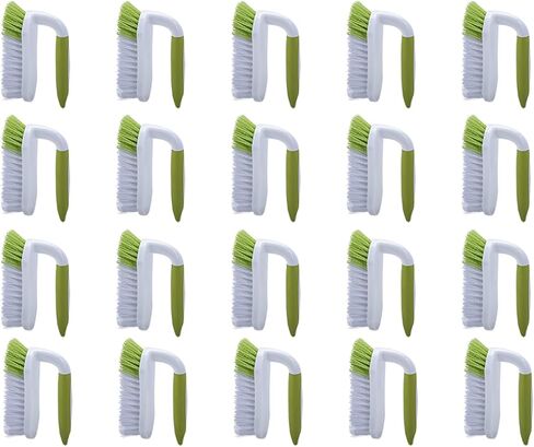 Scrub Brush, Heavy Duty Scrubbing Brushes for Cleaning with Comfortable Grip for Shower, Bathroom, Sink, Kitchen, Bathtub, Floor Cleaning, 2 Pcs in Kuwait