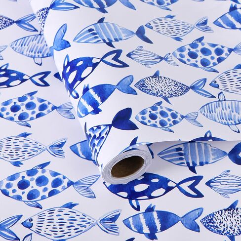 Sikiweiter Mermaid Wrapping Paper Roll - Mini Roll 17 Inches x 33 Feet - Birthday Wrapping Paper for Girls, Little Mermaid Wrapping Paper for Girls Birthday Christmas Holiday, in Saudi Arabia