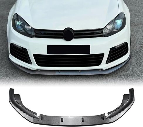 Front Bumper Spoiler Lip Body Kit for Volkswagen VW Golf 6 MK6 R 2010-2013 in Saudi Arabia