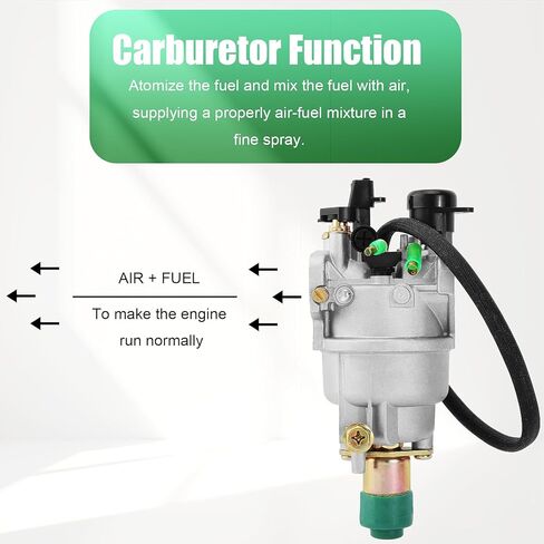 SUA 12000E Carburetor Compatible with A-iPower Generator SU5500E SU5750E SU7250E SU7500E SU8250E SUA6500E SUA8520E SUA9000E SUA12000E 5250 5500 5750 6500 7250 7500 8250 9000 Watt 13HP 14HP Carb in Saudi Arabia