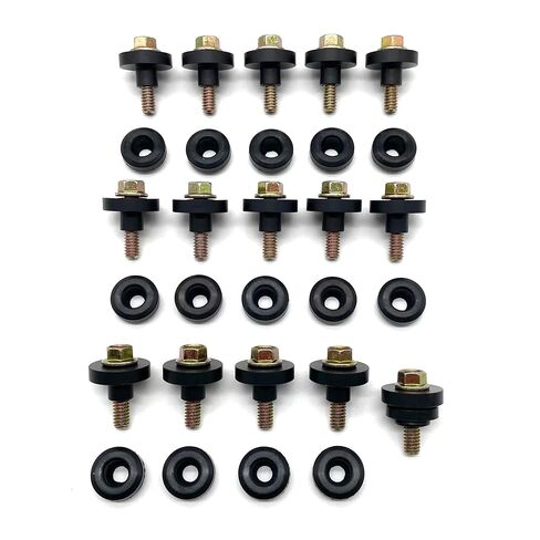 Region Offroad 4.0L Valve Cover Torque Limiters/Bolts/Grommets Compatible with Jeep Wrangler TJ Cherokee XJ Grand Cherokee ZJ WJ (Yellow Zinc) in Saudi Arabia
