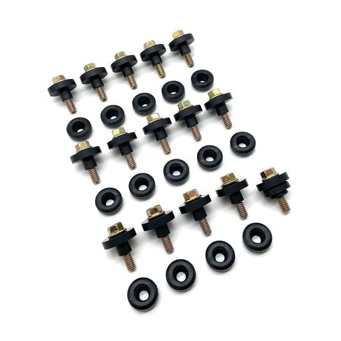 Region Offroad 4.0L Valve Cover Torque Limiters/Bolts/Grommets Compatible with Jeep Wrangler TJ Cherokee XJ Grand Cherokee ZJ WJ (Yellow Zinc) in Saudi Arabia
