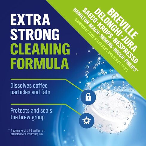Cleaning Tablets for Espresso & Coffee Maschine 40x 2g - compatible with Breville Espresso Machines in Saudi Arabia