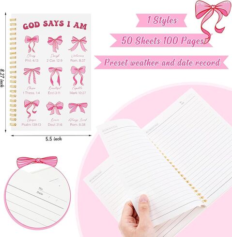 4 Pcs Spanish Christian Spiral Notebooks Regalos Cristianos En Español Bible Verse Notepads Religious Inspirational Journals for Women Mother's Day Regalos para Mujeres Cristianas in Saudi Arabia