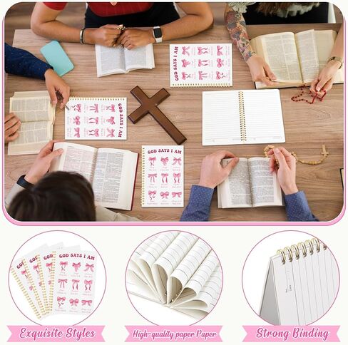 4 Pcs Spanish Christian Spiral Notebooks Regalos Cristianos En Español Bible Verse Notepads Religious Inspirational Journals for Women Mother's Day Regalos para Mujeres Cristianas in Saudi Arabia