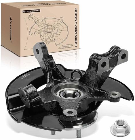 A-Premium Front Steering Knuckle & Wheel Bearing Hub Assembly Compatible with Honda Pilot 2005-2008 V6 3.5L, Right Passenger Side, Replace # 44300S3VA11, 44600S3VA10, 45255S9VA00 in Saudi Arabia