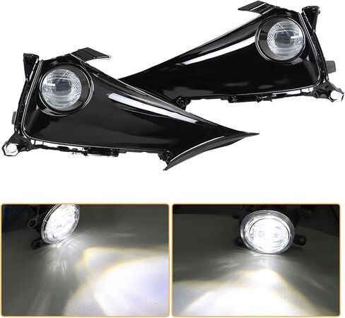 labwork 1 Pair Fog Lights Lamps Replacement for Corolla Hatchback 2019 2020 2021 Clear Lens with Switch + Harness + Bezel Kit Driving Fog Lights Lamps Driver and Passenger Side in Saudi Arabia