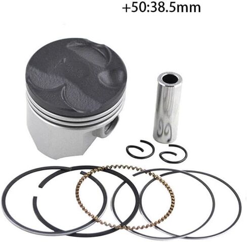 Piston Rings Kit 38~39mm Compatible With Automotive Motorcycle Parts XC50 XC50D XC50H BX50 CE50 NS50F XF50 XF50D XF50L YN50F BX50N CE50D(Piston Kit 38.25mm) in Saudi Arabia