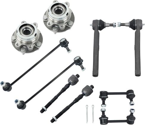 10PCS Front Wheel Bearning Hub Sway Bar End Link Tie Rod Replacement for Nissan Altima 2007-2013 Replacement Part Number ES800357 ES800358 EV800356 in Saudi Arabia