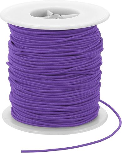 PATIKIL Stretchy String for Bracelets 77 Yards / 70 M, 2 mm Elastic Cord for Jewelry Making, Necklaces, Beading and Crafts DIY, Light Purple in Saudi Arabia