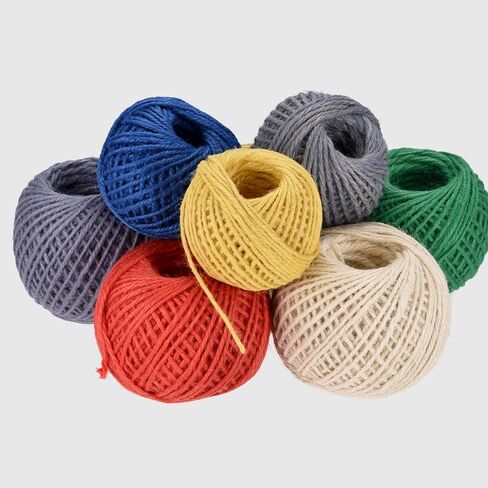 82 Feet 2.5mm Garden Twine, Jute Rope String for Crafts, Gift Wrapping, Packing, Gardening, and Wedding Decor, Dark Green in Saudi Arabia