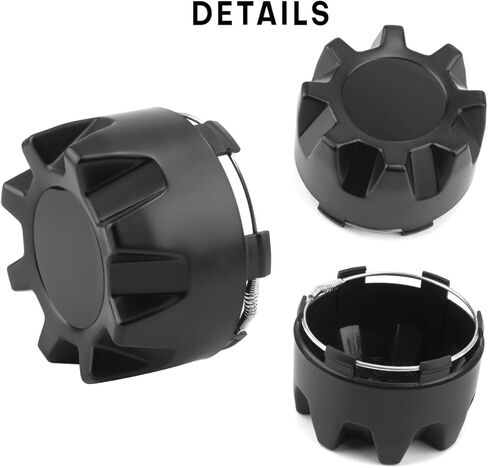 Wheel Center Caps for ITP SS Golf Cart Wheels Hurricane ‎4/110-4/156 - C110 ITP Center Hubcaps | 4 Pack Black Center Cover Replacement in Saudi Arabia