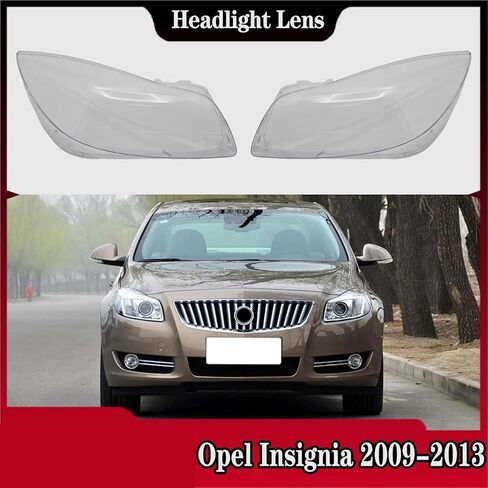 Compatible For Buick/Regal/Opel Insignia 2009 2010 2011 2012 2013 Front Headlight Cover Headlamp Lamp Shell Mask Lampshade Lens(Left Side) in Saudi Arabia
