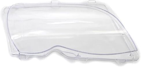 Car Headlight Light Lens Covers Compatible For BMW 3 Series E46 318i 320i 325i 4 Doors Sedan 2002-2005 Headlight Lamp Cover(Left) in Saudi Arabia
