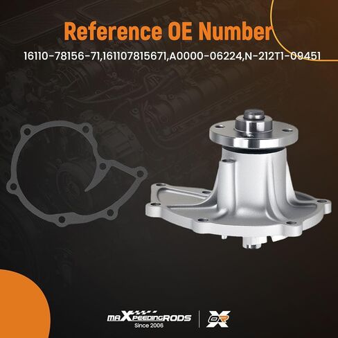 maXpeedingrods Engine Water Pump for Forklift 7FG 8FG 4Y 7 Series Engine for Toyota Forklift 42-6FGCU20, 7FGCU25, 7FGCU32, 8FGU32 Replacement 161107815671 in Saudi Arabia