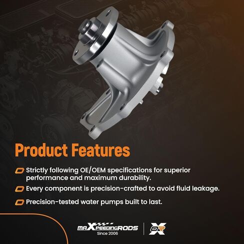 maXpeedingrods Engine Water Pump for Forklift 7FG 8FG 4Y 7 Series Engine for Toyota Forklift 42-6FGCU20, 7FGCU25, 7FGCU32, 8FGU32 Replacement 161107815671 in Saudi Arabia