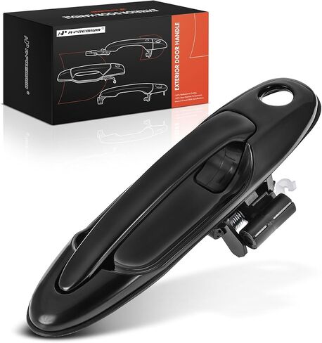 A-Premium Front Right Passenger Side Exterior Door Handle Compatible with Toyota Tundra 2000-2006, Sequoia 2001-2007, Smooth Black, Replace# 69210-34050-C0 in Saudi Arabia