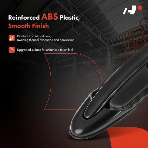 A-Premium Front Right Passenger Side Exterior Door Handle Compatible with Toyota Tundra 2000-2006, Sequoia 2001-2007, Smooth Black, Replace# 69210-34050-C0 in Saudi Arabia
