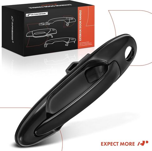 A-Premium Front Right Passenger Side Exterior Door Handle Compatible with Toyota Tundra 2000-2006, Sequoia 2001-2007, Smooth Black, Replace# 69210-34050-C0 in Saudi Arabia