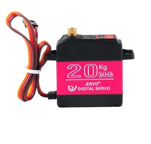 3218 أجهزة رقمية 20 كجم تروس معدنية لسيارة RC بمقياس 1/8/1/10 مجنزرة 180/270 درجة (مؤازرة 270 درجة) in Saudi Arabia