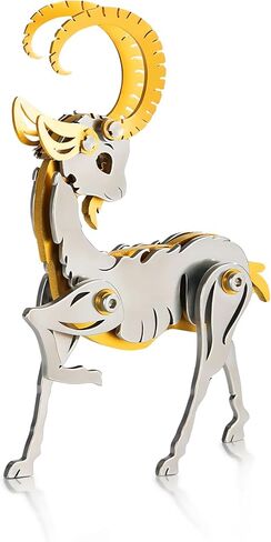 3D Metal Puzzles for Adults, Metal Model Kits for Adults, Mechanical Wolf Mechanical 3D Puzzle Stainless DIY Gifts for Men Women Home Decor Art Craft Gifts Toys. in Saudi Arabia